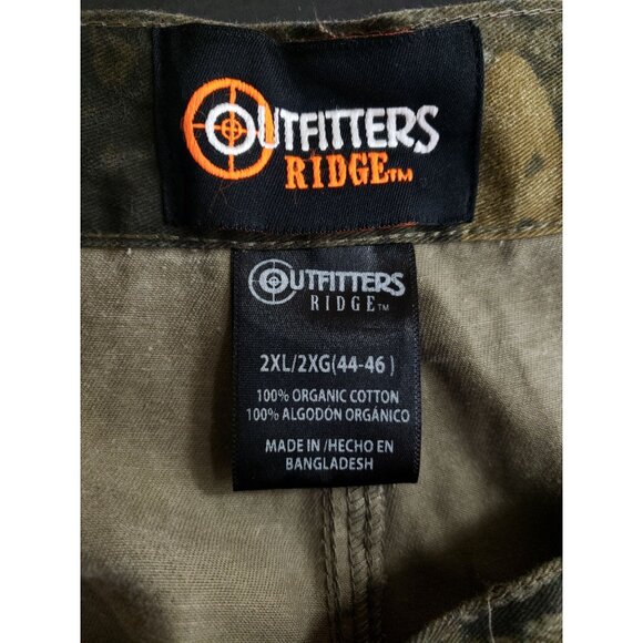 Outfitters Ridge 2XL Hunting Cargo Pants Mens 44-46 Camouflage Cotton Blend - Picture 8 of 10